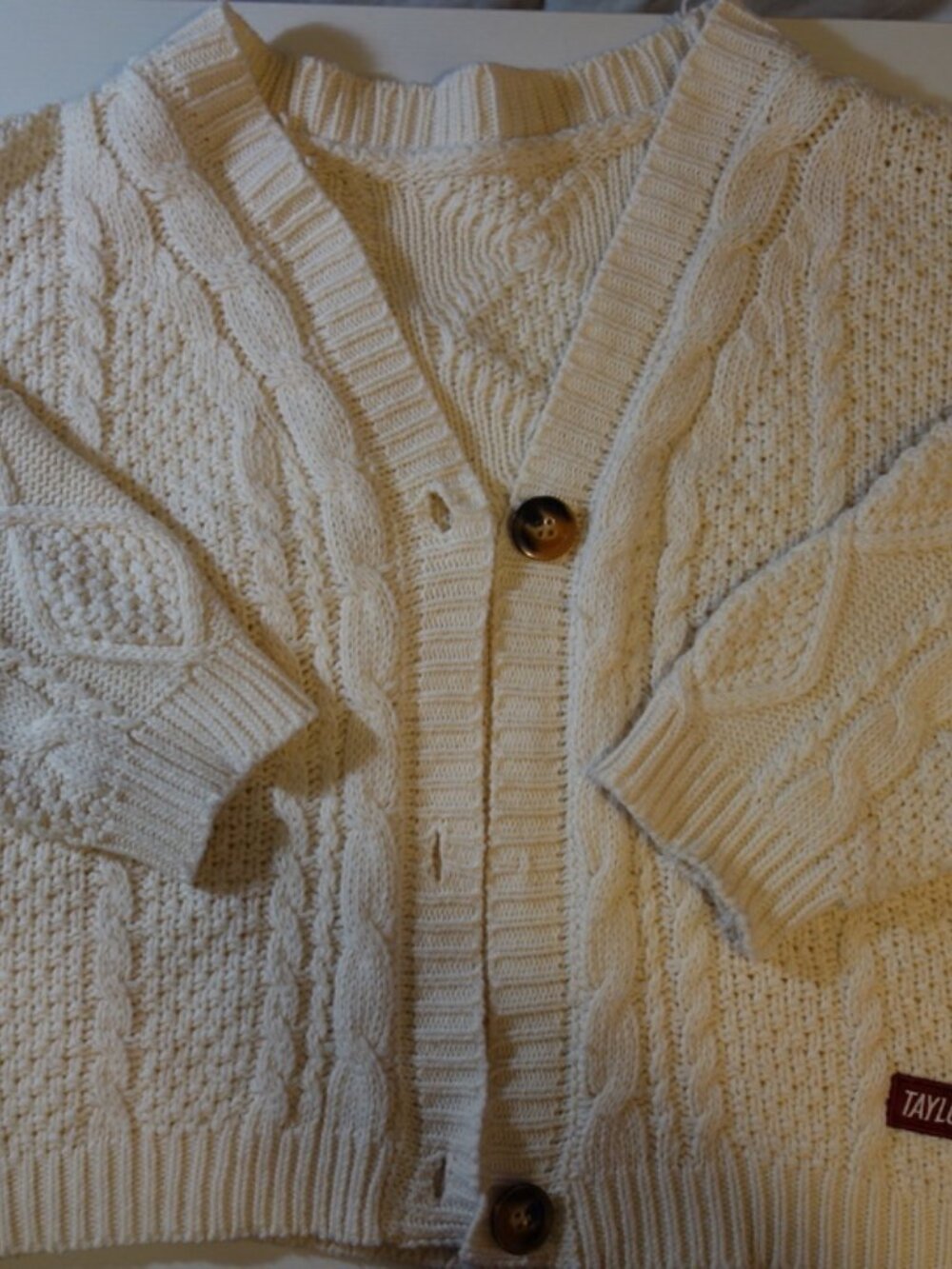 Taylor Swift Red (Taylor's Version) Cream Cardigan Size XS